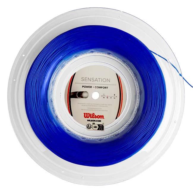 ウィルソン(Wilson) SENSATION センセーション 16(1.30mm) 200Mロール 硬式テニスガット マルチフィラメントガット WR830910116-ブルー(23y4m) | Wilson | 01