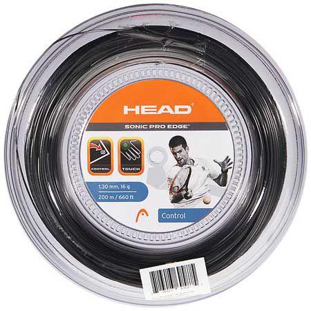 ヘッド ソニックプロ エッジ(1.25mm／1.30mm) 200Mロール 硬式テニスガットポリエステルガット285513 Head Sonic Pro Edge 200ｍ roll strings | HEAD
