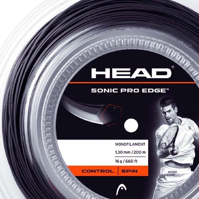 ヘッド ソニックプロ エッジ(1.25mm／1.30mm) 200Mロール 硬式テニスガットポリエステルガット285513 Head Sonic Pro Edge 200ｍ roll strings | HEAD | 01