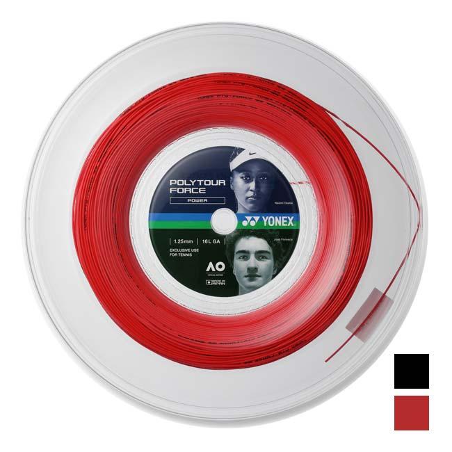 ヨネックス(YONEX) POLY TOUR FORCE ポリツアーフォース 1.20mm／1.25mm／1.30mm 200Mロール 硬式テニス ポリエステルガット 国内正規品 PTF(26y1m) | YONEX