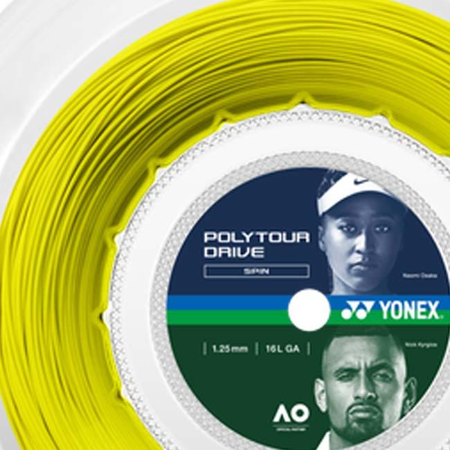 海外限定！強力スピン8角形ストリング ヨネックス(YONEX) ポリツアー ドライブ 1.25mm 200Mロール 硬式テニス ポリエステルガット ※並行輸入品※ PTD125-2-557 | YONEX | 01