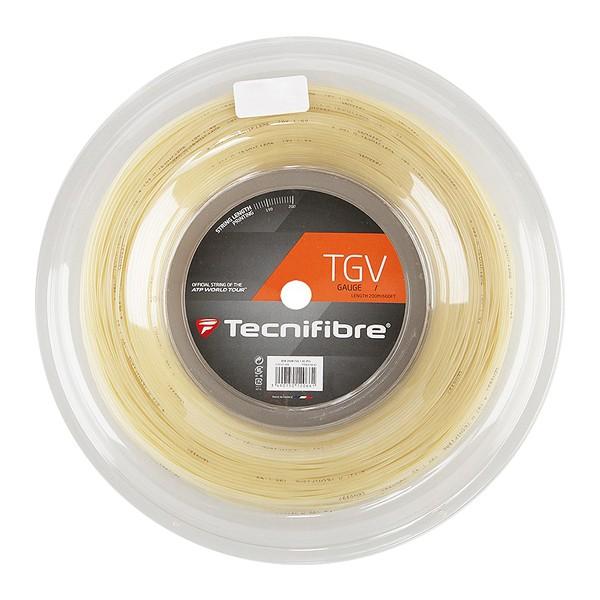 テクニファイバー(Tecnifibre) TGV ナチュラル色 (1.25mm／1.30mm／1.35mm／1.40mm)200Mロール 硬式テニス マルチフィラメントガット | 