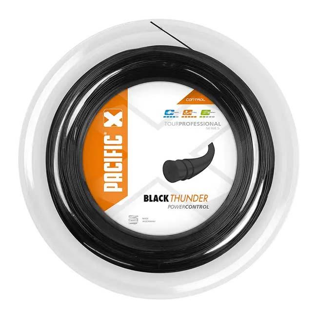 パシフィック(Pacific) BLACK THUNDER ブラックサンダー (1.25mm) 200Mロール 硬式テニス ポリエステルガット 国内正規代理店商品(25y4m) | 