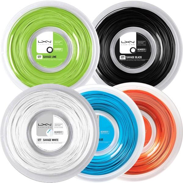 ルキシロン サベージ(1.27mm) 200Mロール 硬式テニスガット ポリエステルガットLuxilon 200ｍ roll strings | 