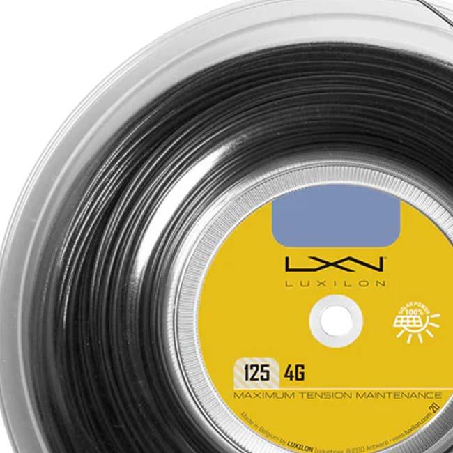 ルキシロン(Luxilon) 4G BLACK 125 4G ブラック 125 (1.25mm) 200Mロール 硬式テニス ポリエステルガット WR8308301125-ブラック(24y4m) |  | 01