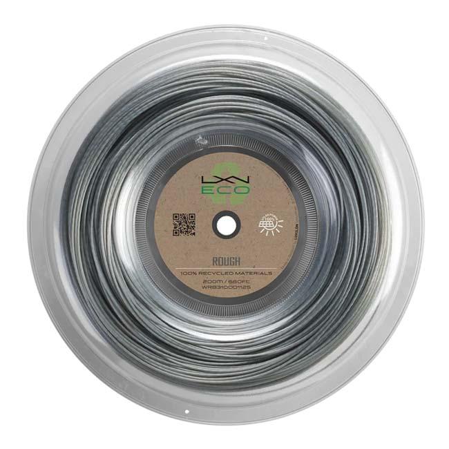 ルキシロン(Luxilon) ECO ROUGH 125 REEL エコ ラフ 125(1.25mm) 200Mロール 硬式テニス ポリエステルガット WR8310501125-グレー(23y10m) | 