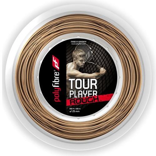 ポリファイバー ツアー プレイヤー ラフ(1.25mm)200Mロール硬式テニスガット ポリエステルガット(Polyfibre Tour Player Rouch 16L／1.25 String)(15y8m) | 