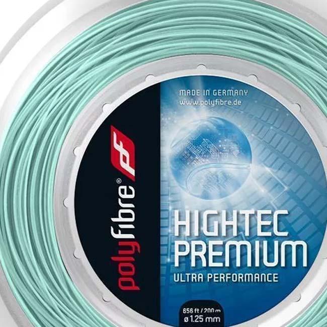 ポリファイバー(Polyfibre) Hightec Premium ハイテック プレミアム 1.15／1.20／1.25／1.30mm ブルー 200Mロール 硬式テニス ポリエステルガット(26y5m)_1