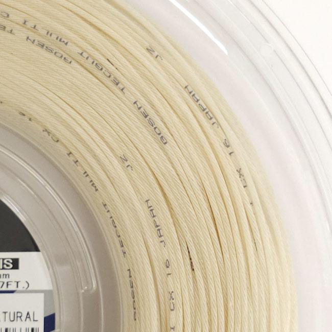 ゴーセン テックガット マルチCX 17／16(1.24／1.30) ナチュラル 240M