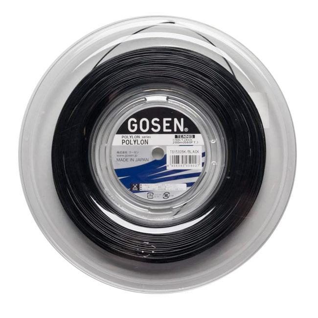 ゴーセン ポリロン(1.20mm／1.24mm／1.29mm) 200Mロール 硬式テニス ポリエステル ガット Polylon 16／17／18 TS1522 |  | 01