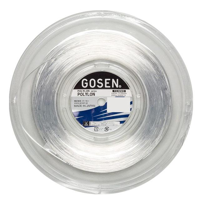 ゴーセン ポリロン(1.20mm／1.24mm／1.29mm) 200Mロール 硬式テニス