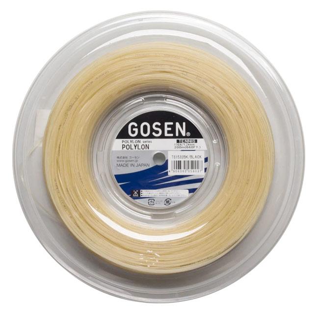 ゴーセン ポリロン(1.20mm／1.24mm／1.29mm) 200Mロール 硬式テニス ポリエステル ガット Polylon 16／17／18 TS1522 |  | 03