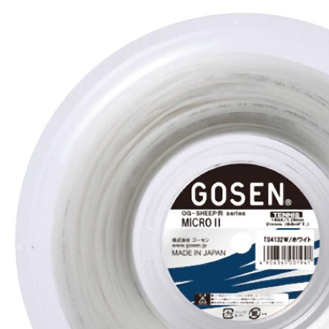 ゴーセン(Gosen) OG-SHEEP MICRO II ミクロ2 16L(1.28mm／16LGA) 220mロール 硬式テニス ナイロンモノフィラメントガット TS4132W | GOSEN | 01