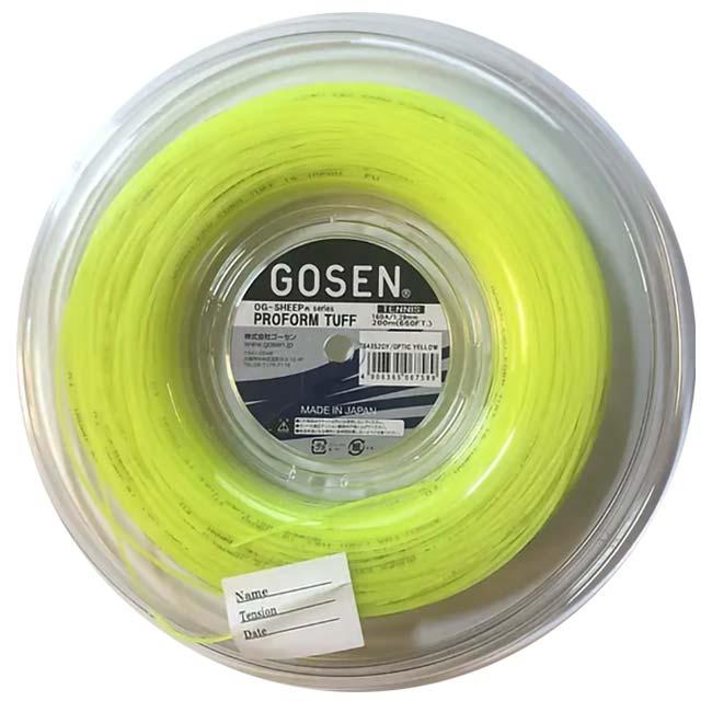 ゴーセン(Gosen) OG-SHEEP(オージーシープ) PROFORM TUFF(プロフォーム タフ) 16GA(1.29mm) 200Mロール 硬式テニス モノフィラメントガット TS4352(20y8m) | GOSEN | 04