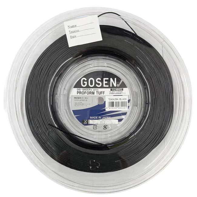 ゴーセン(Gosen) OG-SHEEP オージーシープ PROFORM TUFF プロフォーム タフ 1.29mm 1.37mm 200Mロール 硬式テニス モノフィラメントガット TS4352 TS4342(20y8m) | GOSEN | 05