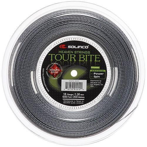 ソリンコ(Solinco) ツアーバイト ダイアモンド ラフ(1.20／1.25／1.30mm) 200Mロール 硬式テニス ポリエステル ガット Tour Bite DIAMOND ROUGH