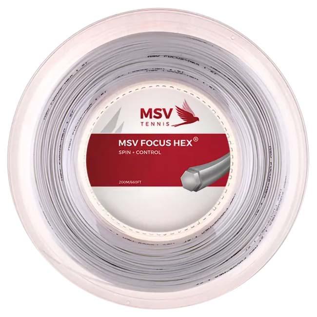 MSV フォーカスヘックス(1.10／1.18／1.23／1.27mm) 200Mロール 硬式テニス ポリエステル ガットMSV Focus HEX(1.10／1.18／1.23／1.27mm) 200ｍ roll strings |  | 03