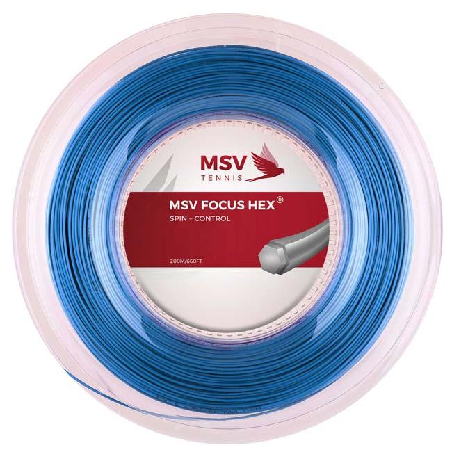 MSV フォーカスヘックス(1.10／1.18／1.23／1.27mm) 200Mロール 硬式テニス ポリエステル ガットMSV Focus HEX(1.10／1.18／1.23／1.27mm) 200ｍ roll strings |  | 05