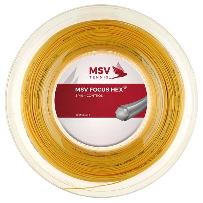 MSV フォーカスヘックス(1.10／1.18／1.23／1.27mm) 200Mロール 硬式テニス ポリエステル ガットMSV Focus HEX(1.10／1.18／1.23／1.27mm) 200ｍ roll strings |  | 06