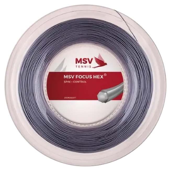 MSV フォーカスヘックス(1.10／1.18／1.23／1.27mm) 200Mロール 硬式テニス ポリエステル ガットMSV Focus HEX(1.10／1.18／1.23／1.27mm) 200ｍ roll strings |  | 07