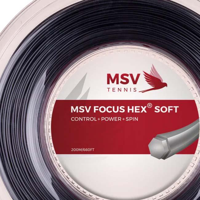 MSV  Focus HEX Soft フォーカスヘックス ソフト (1.15／1.20／1.25／1.30mm) 200Mロール 硬式テニス ポリエステル ガット(15y2m) |  | 03