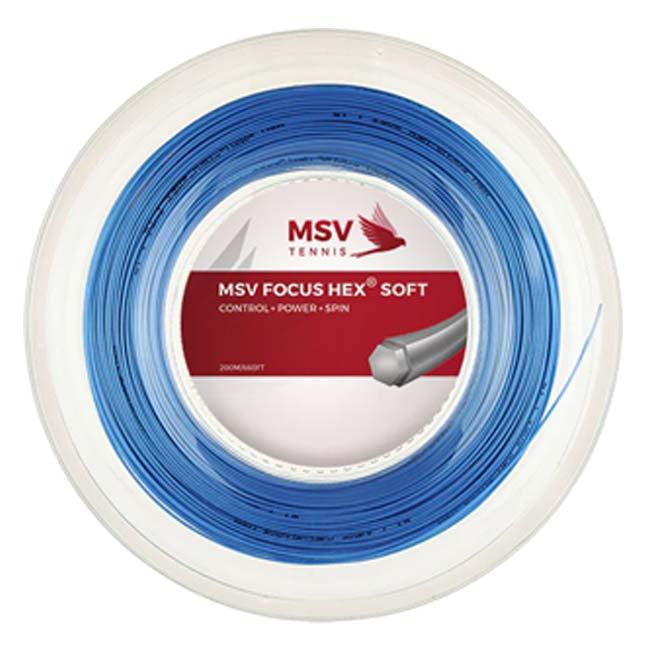 MSV  Focus HEX Soft フォーカスヘックス ソフト (1.15／1.20／1.25／1.30mm) 200Mロール 硬式テニス ポリエステル ガット(15y2m) |  | 08