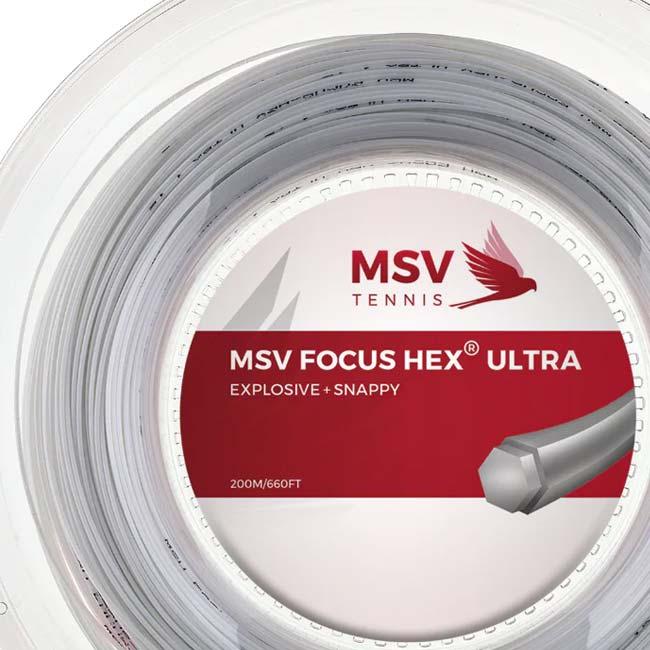 MSV Focus HEX ULTRA  フォーカスヘックス ウルトラ (1.10／1.15／1.20／1.25／1.30mm) 200Mロール 硬式テニスガット ポリエステルガット(16y4m) |  | 03