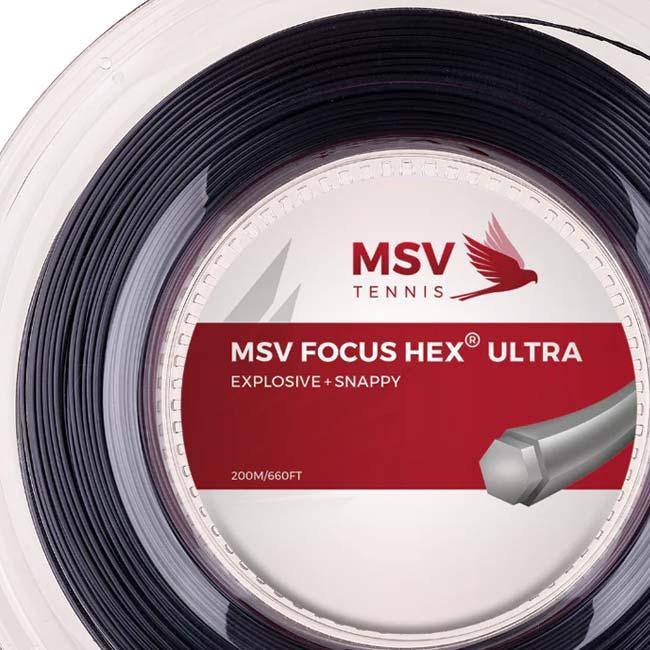 MSV Focus HEX ULTRA  フォーカスヘックス ウルトラ (1.10／1.15／1.20／1.25／1.30mm) 200Mロール 硬式テニスガット ポリエステルガット(16y4m) |  | 05
