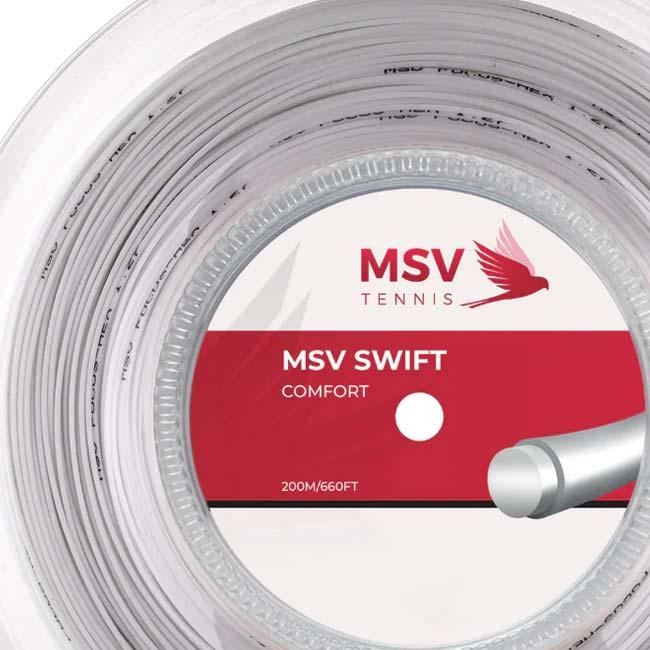MSV(エムエスブイ) SWIFT スイフト 1.25／1.30mm 200Mロール 硬式テニス ポリエステルガット(26y4m) |  | 03