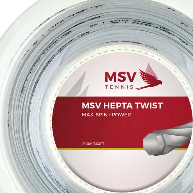 MSV(エムエスブイ) HEPTA TWIST ヘプタ ツイスト 1.15／1.20／1.25／1.30mm 200Mロール 硬式テニス ポリエステルガット(26y4m) |  | 03