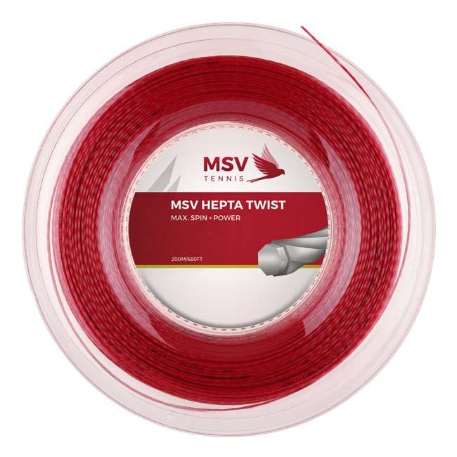 MSV(エムエスブイ) HEPTA TWIST ヘプタ ツイスト 1.15／1.20／1.25／1.30mm 200Mロール 硬式テニス ポリエステルガット(26y4m) |  | 06