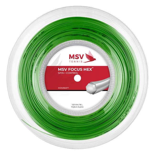 MSV(エムエスブイ) FOCUS HEX フォーカスヘックス 1.10／1.18／1.23／1.27／1.33mm 200Mロール 硬式テニス ポリエステルガット(26y4m) |  | 02