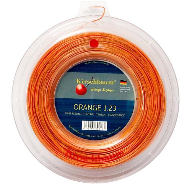 キルシュバウム スーパースマッシュ オレンジ(123／1.28mm) 200Mロール 硬式テニスガット ポリエステル ガットKirschbaum | 