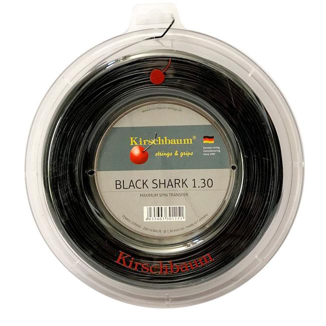 キルシュバウム ブラックシャーク(1.25／1.30mm) 200Mロール 硬式テニスガット ポリエステル ガットKirschbaum Black shark (1.25／1.30)200ｍ roll strings | 