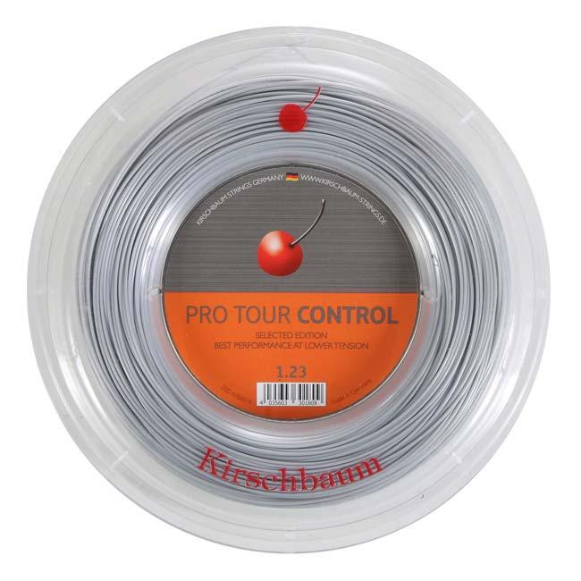 キルシュバウム(Kirschbaum) PRO TOUR CONTROL プロツアー コントロール (113／118／123／128) 200Mロール 硬式テニス ポリエステルガット (23y3m) | 
