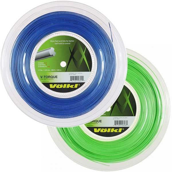 フォルクル Vトルク(1.18mm／1.23mm／1.28mm) 200Mロール 硬式テニス ポリエステルガット(17y5m) | VOLKL