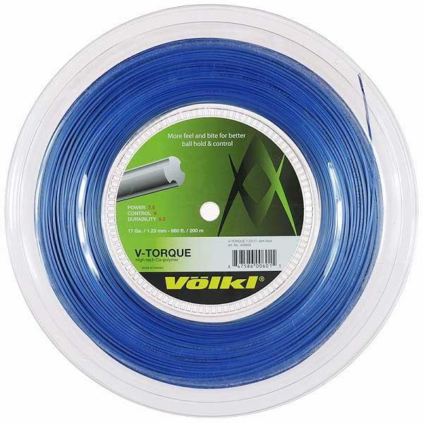 フォルクル Vトルク(1.18mm／1.23mm／1.28mm) 200Mロール 硬式テニス ポリエステルガット(17y5m) | VOLKL | 01