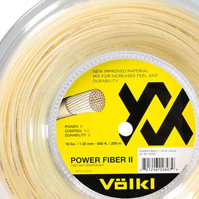 フォルクル(Volkl) POWER FIBER II パワーファイバー2 (1.25mm／1.32ｍｍ) 200Mロール 硬式テニス マルチフィラメントガット(25y3m) |  | 03