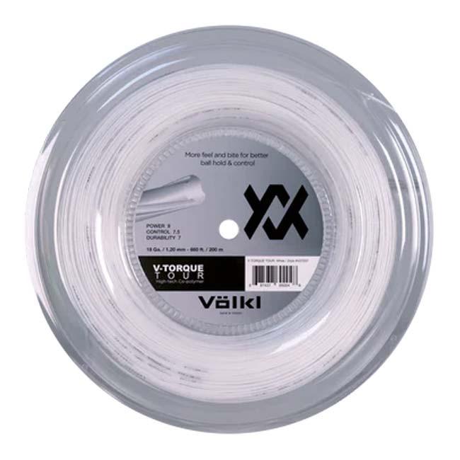 フォルクル(Volkl) V-TORQUE TOUR Vトルク ツアー (1.10mm／1.20mm／1.25mm／1.30mm) 200Mロール 硬式テニス ポリエステルガット(25y3m) | 