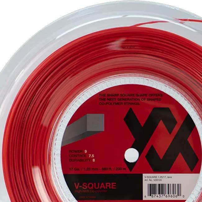 フォルクル(Volkl) Vスクェア V-Square 19(1.10mm)／18(1.20mm)／17(1.25mm)／16(1.30mm) 200Mロール 硬式テニス ポリエステルガット(19y8m) | VOLKL | 03