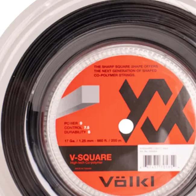 フォルクル(Volkl) Vスクェア V-Square 19(1.10mm)／18(1.20mm)／17(1.25mm)／16(1.30mm) 200Mロール 硬式テニス ポリエステルガット(19y8m) | VOLKL | 05