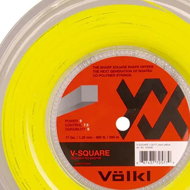 フォルクル(Volkl) Vスクェア V-Square 19(1.10mm)／18(1.20mm)／17(1.25mm)／16(1.30mm) 200Mロール 硬式テニス ポリエステルガット(19y8m) | VOLKL | 07