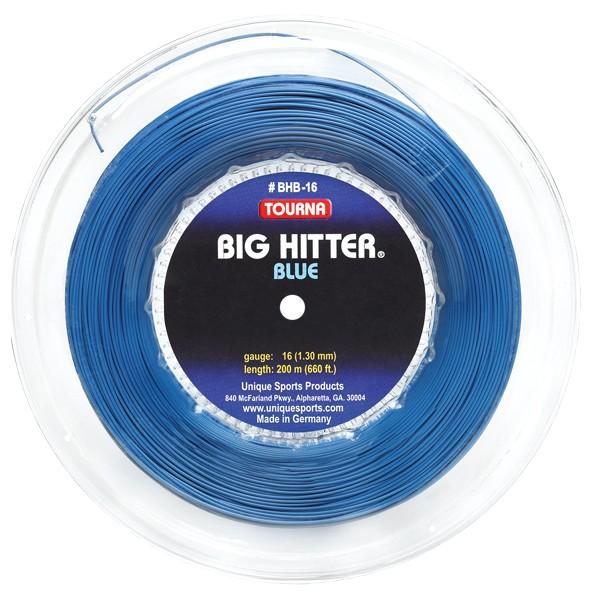 トーナブルーのポリガット TOURNA(トーナ) ビッグヒッター ブルー Blue(1.20／1.25／1.30mm)220Mロール 硬式テニス ポリエステルガット(18y11m) | 