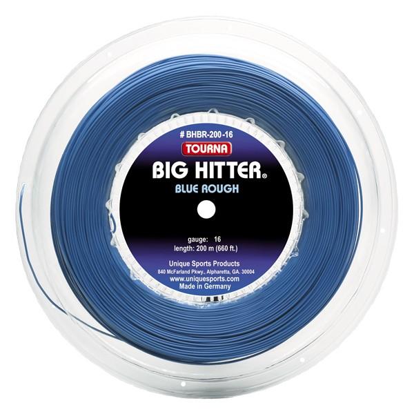 凸凹ポリガット TOURNA(トーナ) ビッグヒッター ブルーラフ Blue Rough(1.20／1.25／1.30mm)220Mロール 硬式テニス ポリエステルガット(18y11m) | 