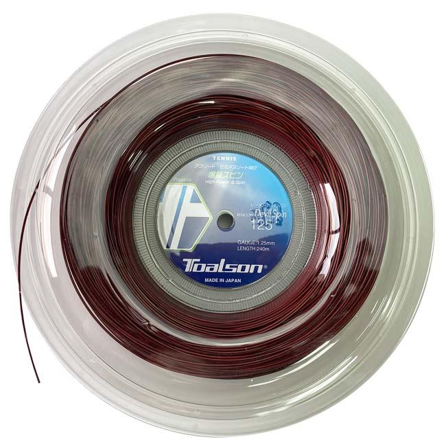 トアルソン(TOALSON) レンコン デビルスピン(RENCON Devil Spin) 240Mロール (1.20mm／1.25mm／1.30mm) 硬式テニス ポリエステルガット(17y11m) |  | 04