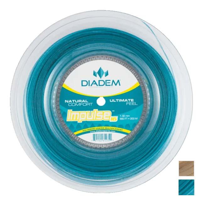 ダイアデム(DIADEM) IMPULSE インパルス 1.25mm／1.32mm 200Mロール 硬式テニス マルチフィラメントガット (24y2m) | 