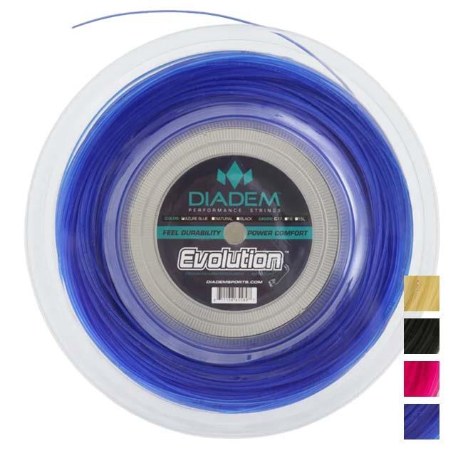 ダイアデム(DIADEM) EVOLUTION エボリューション 1.25mm／1.30mm／1.35mm 200Mロール 硬式テニス ナイロンモノフィラメントガット (24y2m) | 
