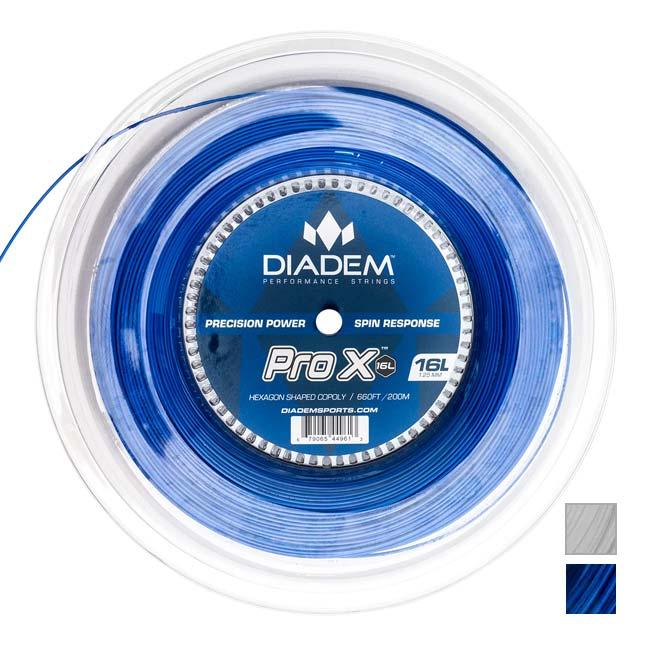 ダイアデム(DIADEM) PRO X プロエックス 1.15mm／1.20mm／1.25mm／1.30mm／1.35mm 200Mロール 硬式テニス ポリエステルガット (24y2m) | 