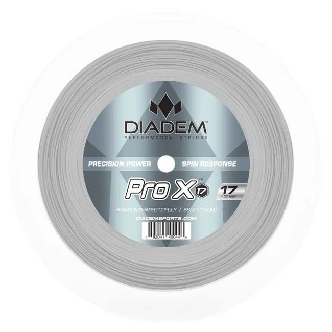 ダイアデム(DIADEM) PRO X プロエックス 1.15mm／1.20mm／1.25mm／1.30mm／1.35mm 200Mロール 硬式テニス ポリエステルガット (24y2m) |  | 02