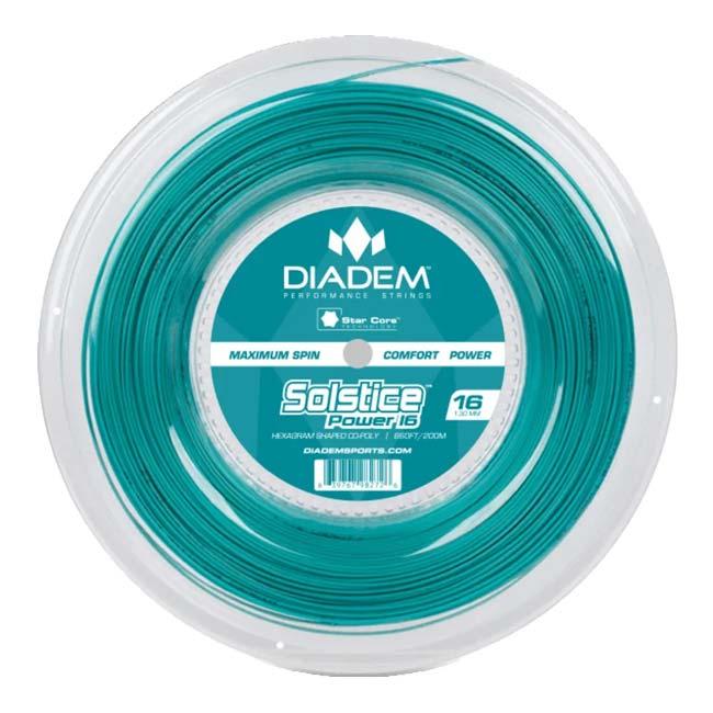 ダイアデム(DIADEM) SOLSTICE POWER ソルスティス パワー 1.15／1.20／1.25／1.30／1.35mm 200Mロール 硬式テニス ポリエステル ガット (24y2m) | 